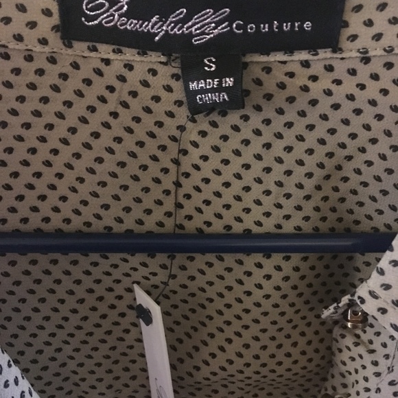 Small Beautifully Couture Sheer High-low Blouse - Picture 2 of 4